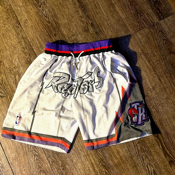 Just Don Toronto Raptors shorts